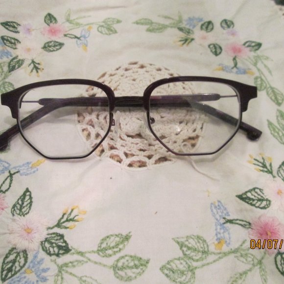 LA Eyeworks Purple Eyeglasses Brand New Fiction - Picture 3 of 10